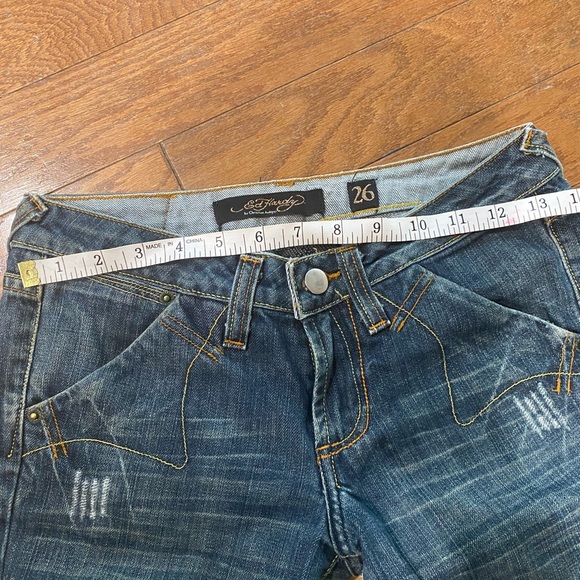 ❌SOLD❌Y2K Ed Hardy Love Kills Jeans - size 26 - Picture 7 of 9